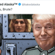 An image posted by Baked Alaska of a Jewish member of the alt-right in a gas chamber with President Trump administering the gas (Twitter)